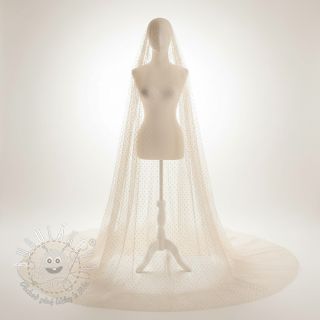 Tyl na TUTU SPOT light salmon