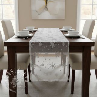 Tyl na TUTU Crystal white