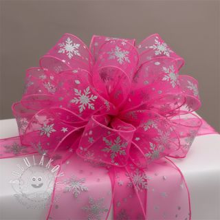 Tyl na TUTU Crystal fuchsia