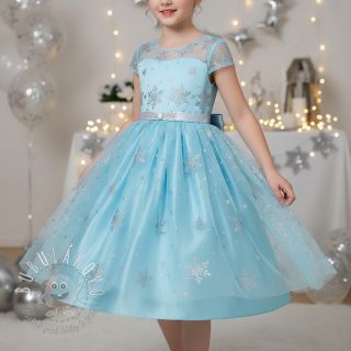 Tyl na TUTU Crystal aqua