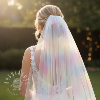 Tyl na TUTU Rainbow design H