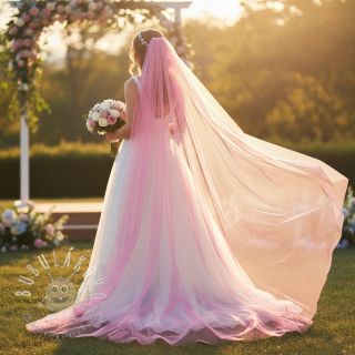 Tyl na TUTU Rainbow design B