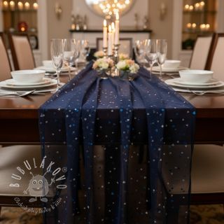 Tyl na TUTU ROYAL Hearts navy