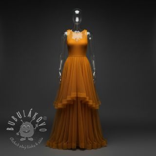 Tyl na TUTU ochre 160 cm