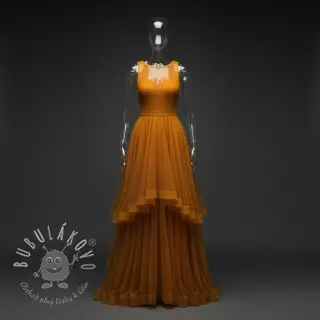 Tyl na TUTU ochre 160 cm