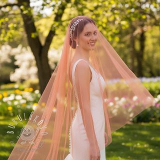 Tyl na TUTU salmon 160 cm