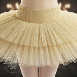 Tyl na TUTU light yellow 160 cm
