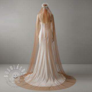 Tyl na TUTU cognac 160 cm