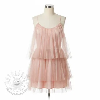 Tyl na TUTU ROYAL SPARKLE rose gold