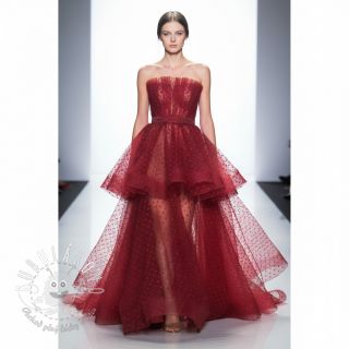 Tyl na TUTU SPOT bordeaux