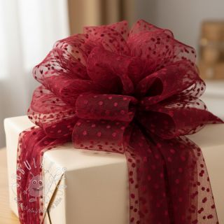 Tyl na TUTU SPOT bordeaux