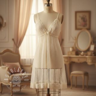 Tyl na TUTU SPOT ecru