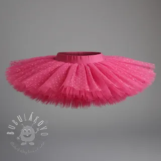 Tyl na TUTU SPOT fuchsia