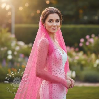 Tyl na TUTU SPOT fuchsia