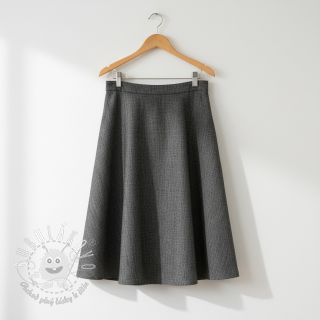 Ľan s bavlnou Denim Twill black