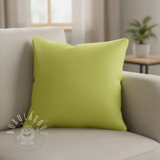 Ľan s bavlnou Fishbone bright green