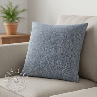 Ľan s bavlnou Fishbone navy