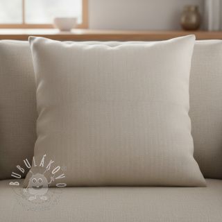 Ľan s bavlnou Fishbone natural