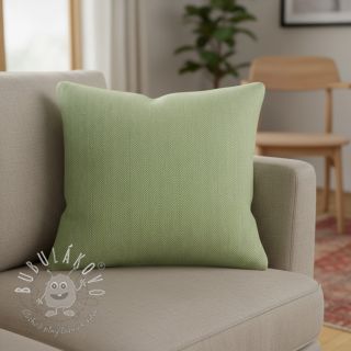 Ľan s bavlnou Fishbone lime