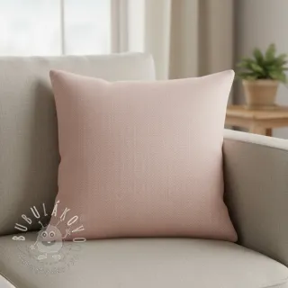 Ľan s bavlnou Fishbone pink