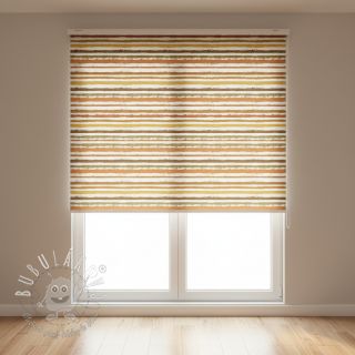 Bavlnená látka Small stripes Snoozy brick