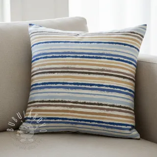 Bavlnená látka Small stripes Snoozy old blue