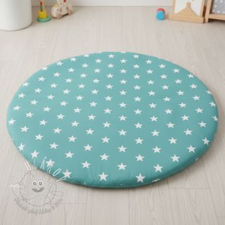 Bavlnená látka Stars fresh sage