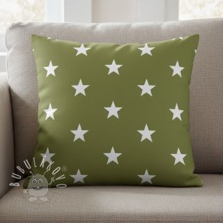 Bavlnená látka Stars green