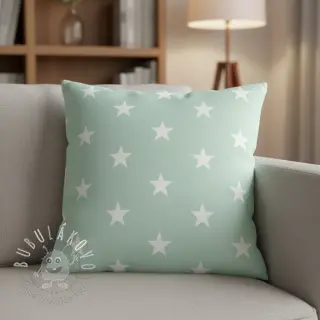 Bavlnená látka Stars mint