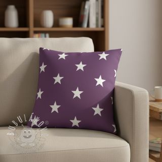 Bavlnená látka Stars purple