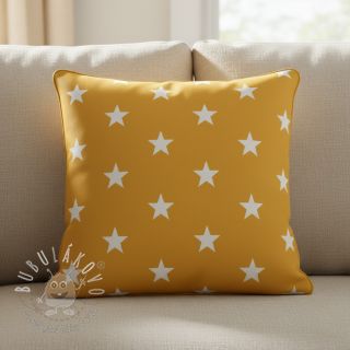 Bavlnená látka Stars yellow