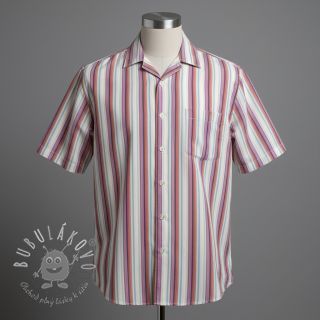 Bavlnená látka YARN DYED Line multi