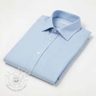 Bavlnený popelín baby light blue