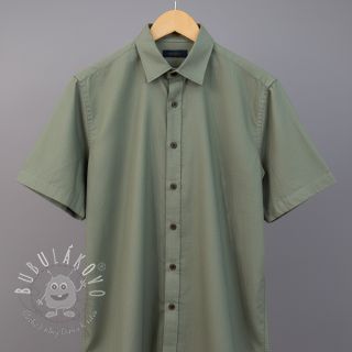 Bavlnený popelín olive