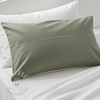 Bavlnený popelín olive