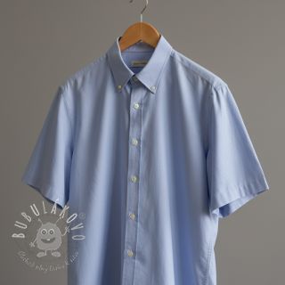 Bavlnený popelín light blue lavender