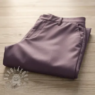 Bavlnený popelín plum
