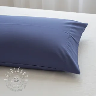 Bavlnený popelín dark blue lavender