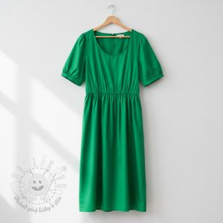 Bavlnený popelín kelly green