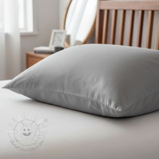 Bavlnený popelín metal grey