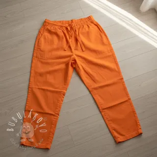 Bavlnený popelín tangerine