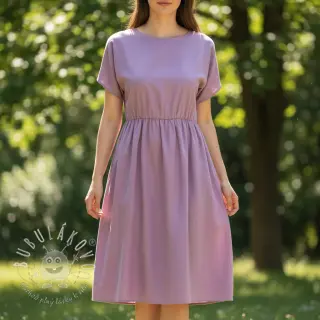 Bavlnený popelín rose wood