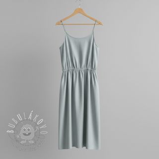 Bavlnený popelín pale turquoise