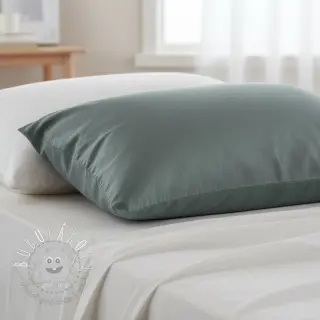 Bavlnený popelín ocean green