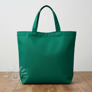 Bavlnený popelín dark emerald