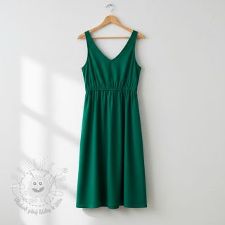 Bavlnený popelín dark emerald