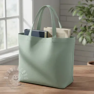 Bavlnený popelín dark mint