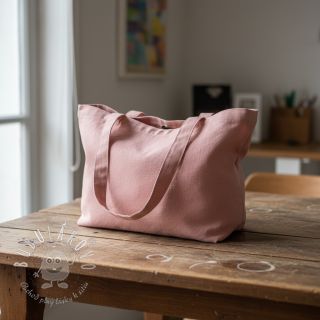 Bavlnený popelín dark rose