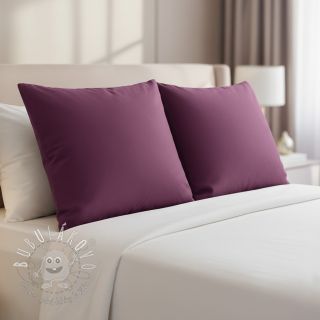 Bavlnený popelín aubergine