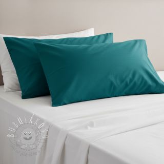 Bavlnený popelín forest petrol